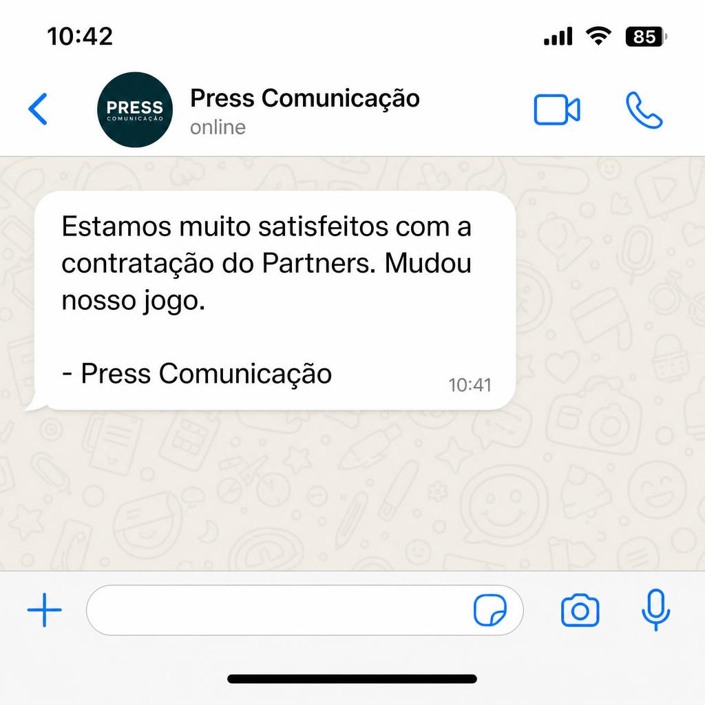 Press Comunicação — "estamos muito satisfeitos com a contratação"